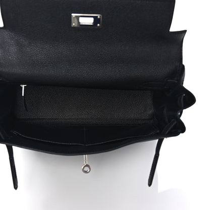 Hermes Togo Kelly Retourne 28 Black 5 of 10