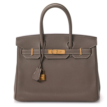 Hermes Togo Birkin 30 Etoupe 1 of 11