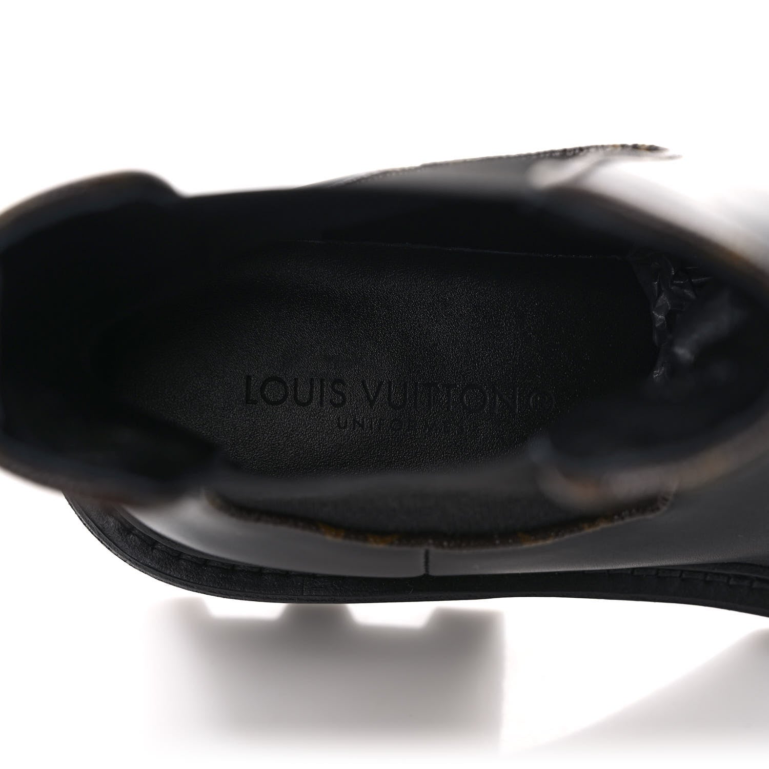 Louis Vuitton Calfskin Monogram Beaubourg Ankle Boots 39.5 Black 7 of 9