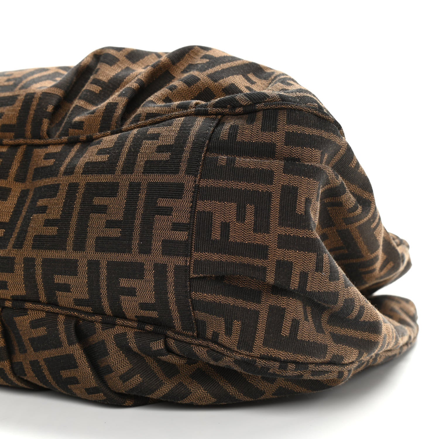 Fendi Zucca Patent Mia Tote Tobacco Burgundy 12 of 12