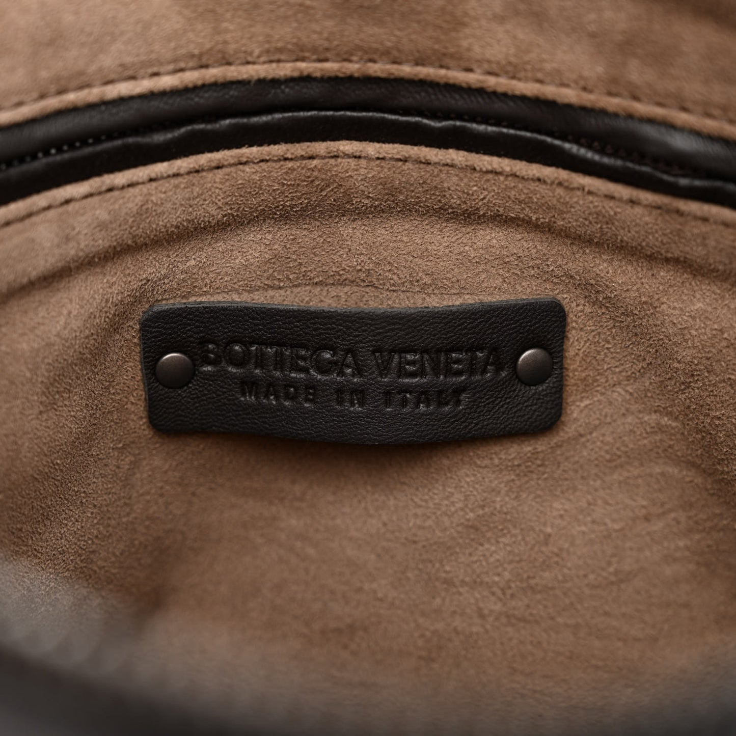 Nappa Intrecciato Nodini Bag Ebano