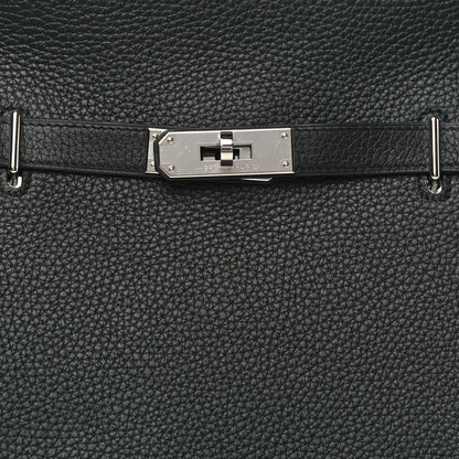 Hermes Taurillon Clemence Jypsiere 28 Black 8 of 10