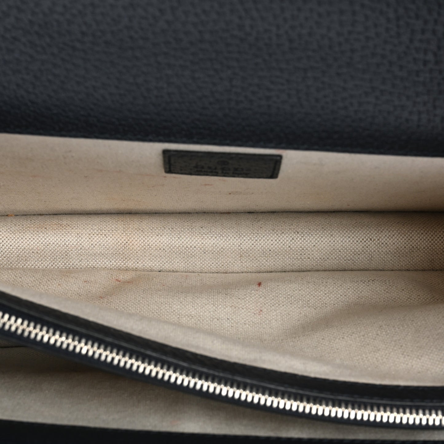 GG Supreme Monogram Textured Dollar Calfskin Small Dionysus Shoulder Bag Beige Blue