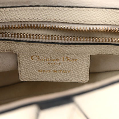 Christian Dior Grained Calfskin Saddle Bag With Strap Latte 6 of 13