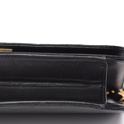 Chanel Lambskin Quilted Small Single Flap Bag Black 12 of 17