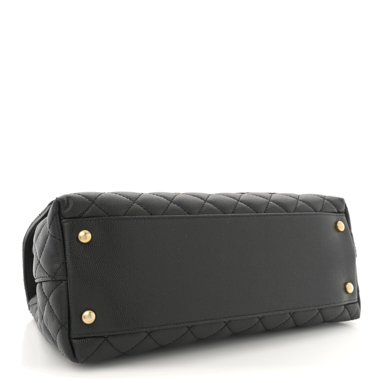 Chanel Caviar Quilted Small Coco Chain Handle Flap Black 4 of 11