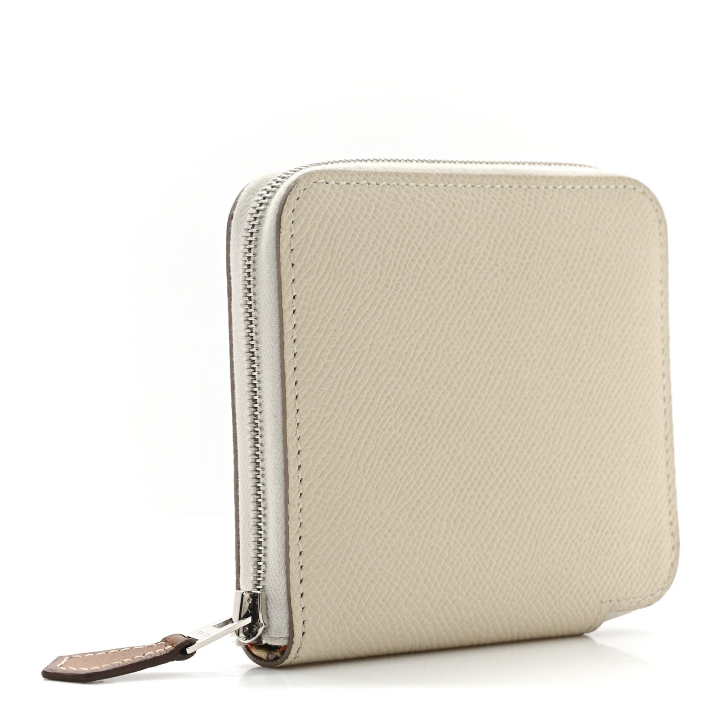 Epsom Silk'In Compact Wallet Craie Caban Jaune Ambre