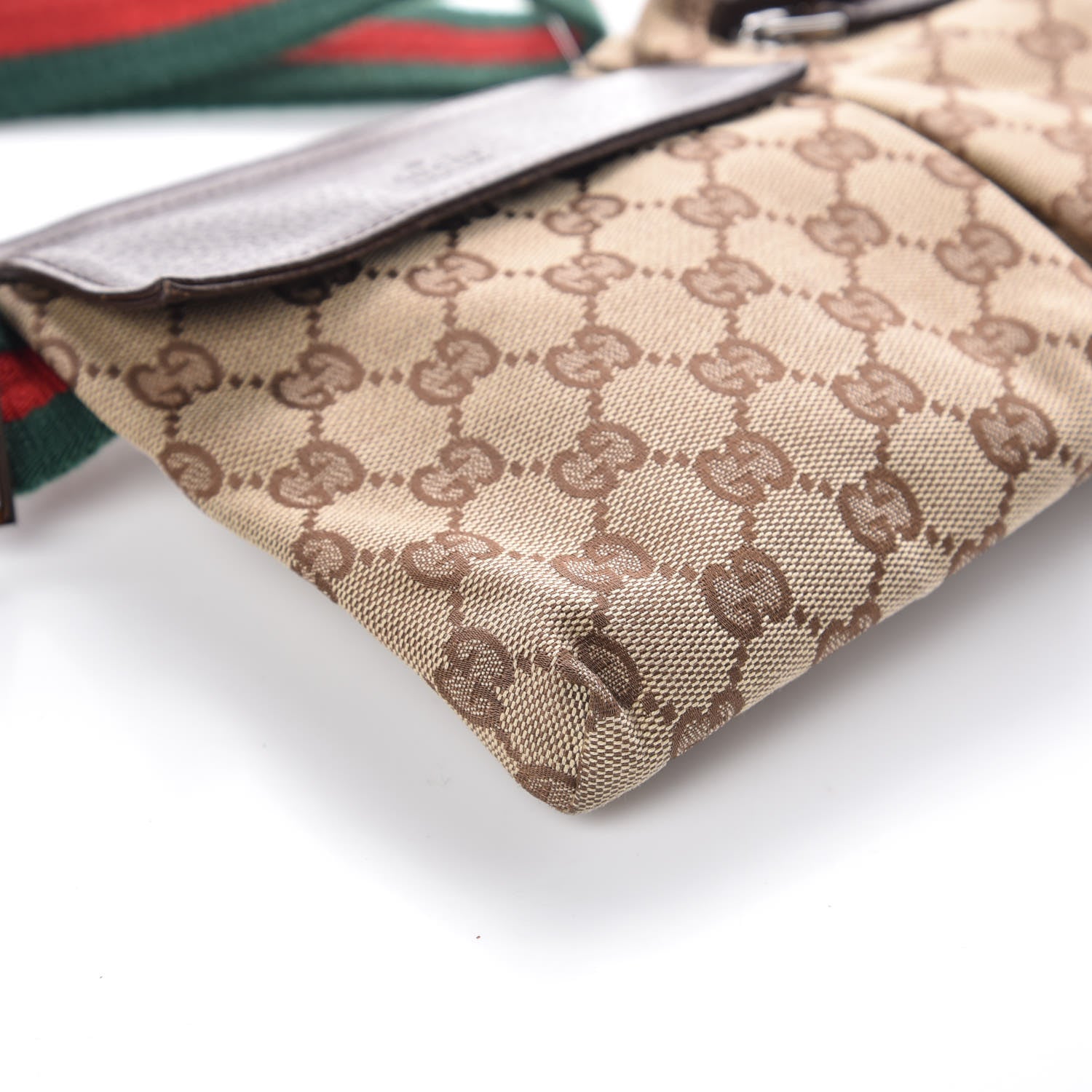 Gucci Monogram Web Belt Bag Dark Brown 12 of 12