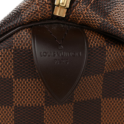 Louis Vuitton Damier Ebene Speedy 30 6 of 9