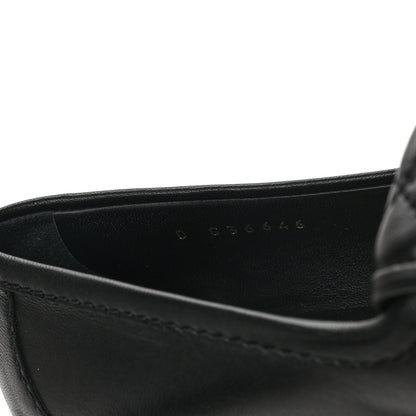 Chanel Lambskin Quilted CC Turnlock Loafers 40 Black 8 of 9