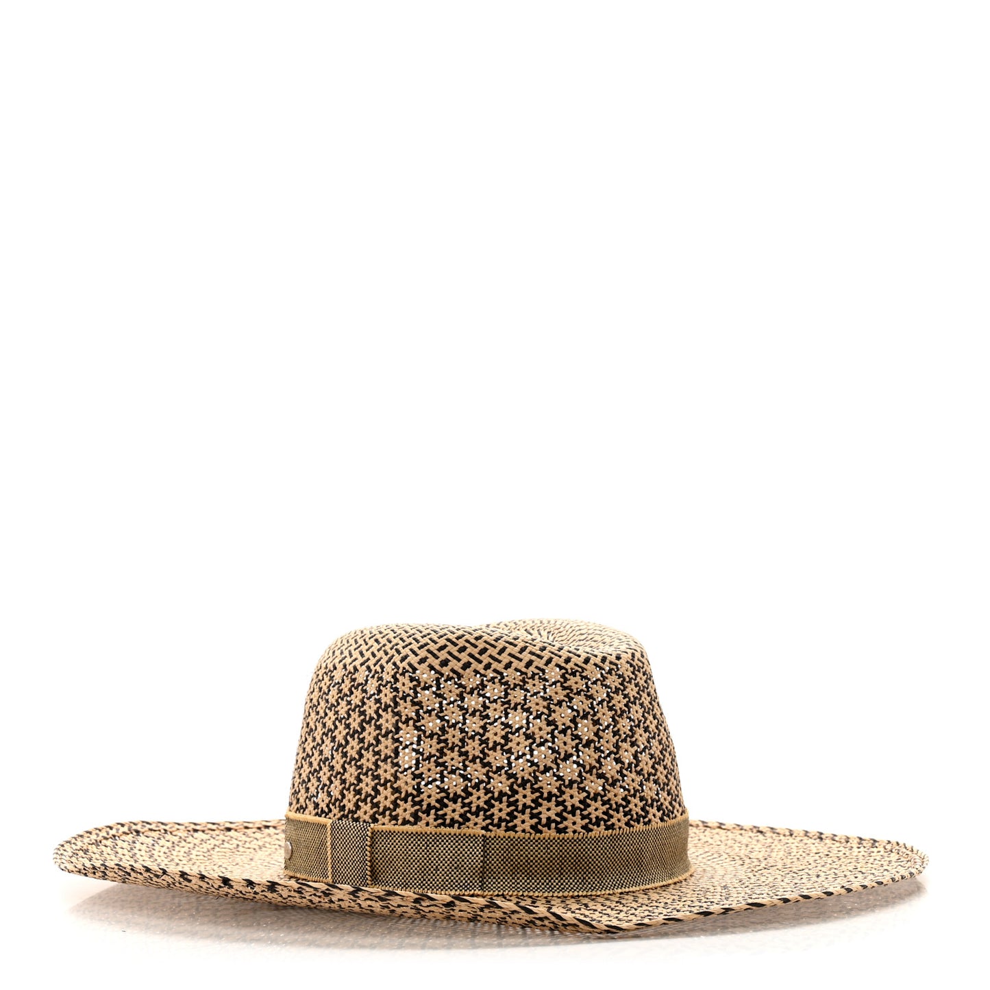 Chapeau Femme Etna Panama Hat 59 Naturel Black
