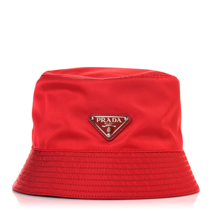 Prada Tessuto Nylon Bucket Hat M Rosso 2 of 7