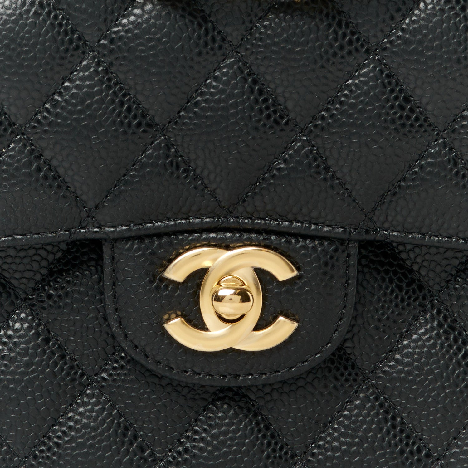 Chanel Caviar Quilted Small Double Flap Black 9 of 12