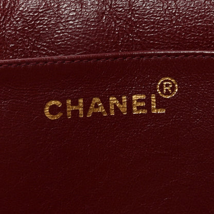 Chanel Lambskin Vertical Quilted XL Jumbo Single Flap Black 6 of 10