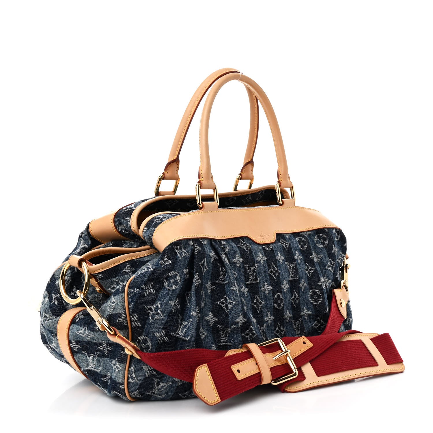 Louis Vuitton Denim Raye Cabas GM 3 of 9