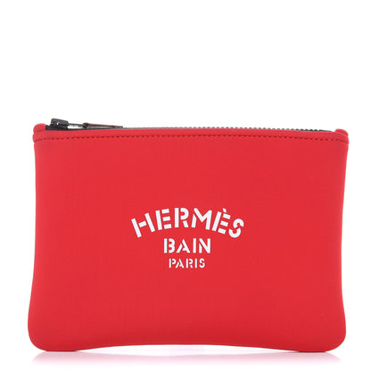 Hermes Neoprene Neobain Small Case Rouge 1 of 8