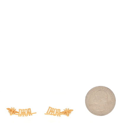 Christian Dior J'Adior Bee Earrings Aged Gold 2 of 4