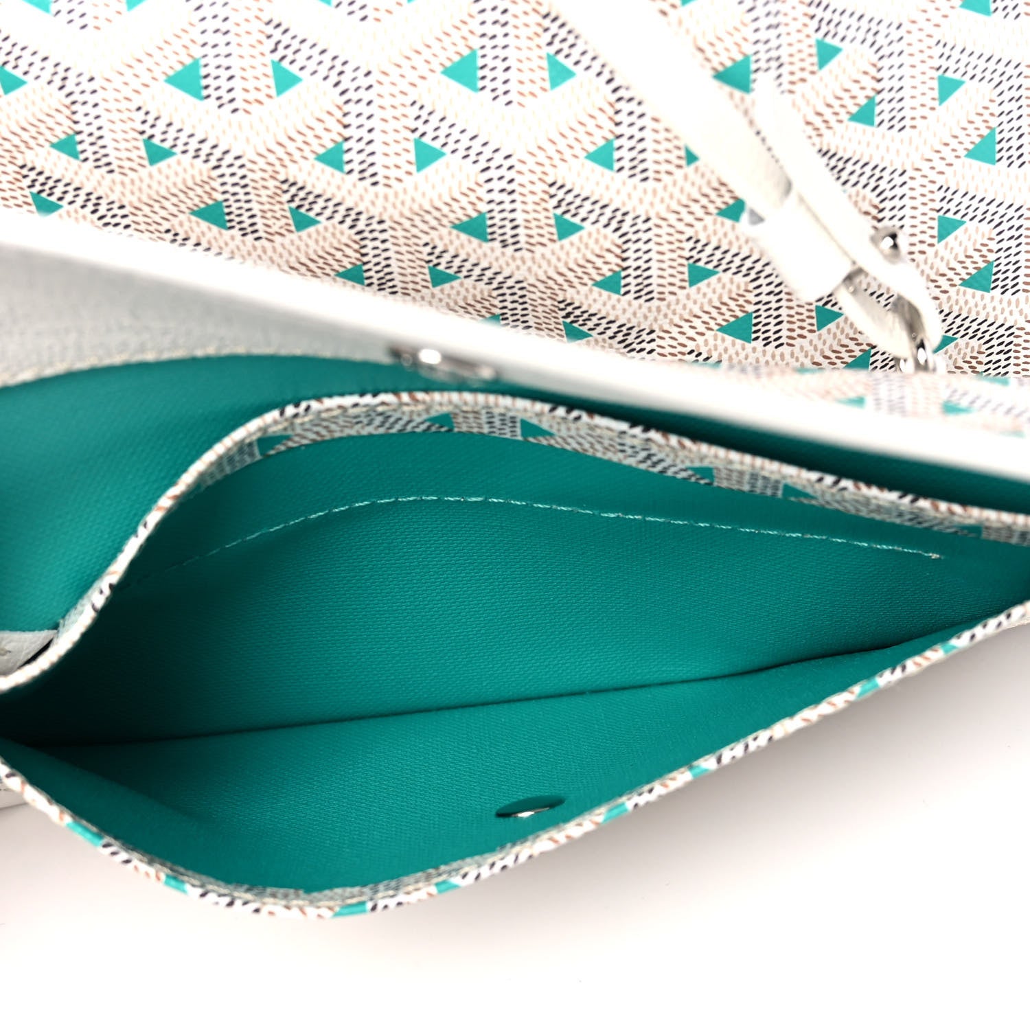 Goyard Goyardine Saint Louis Claire Voie GM White Opaline 5 of 13