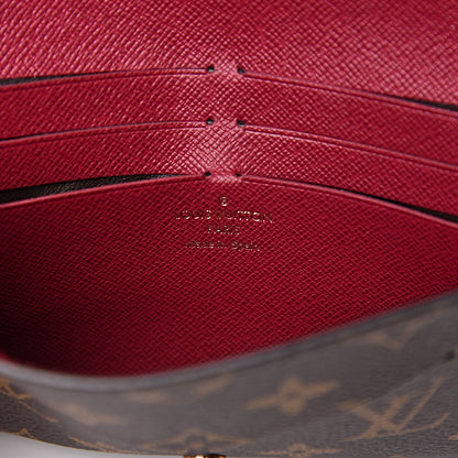 Louis Vuitton Monogram Jeanne Wallet Fuchsia 6 of 7
