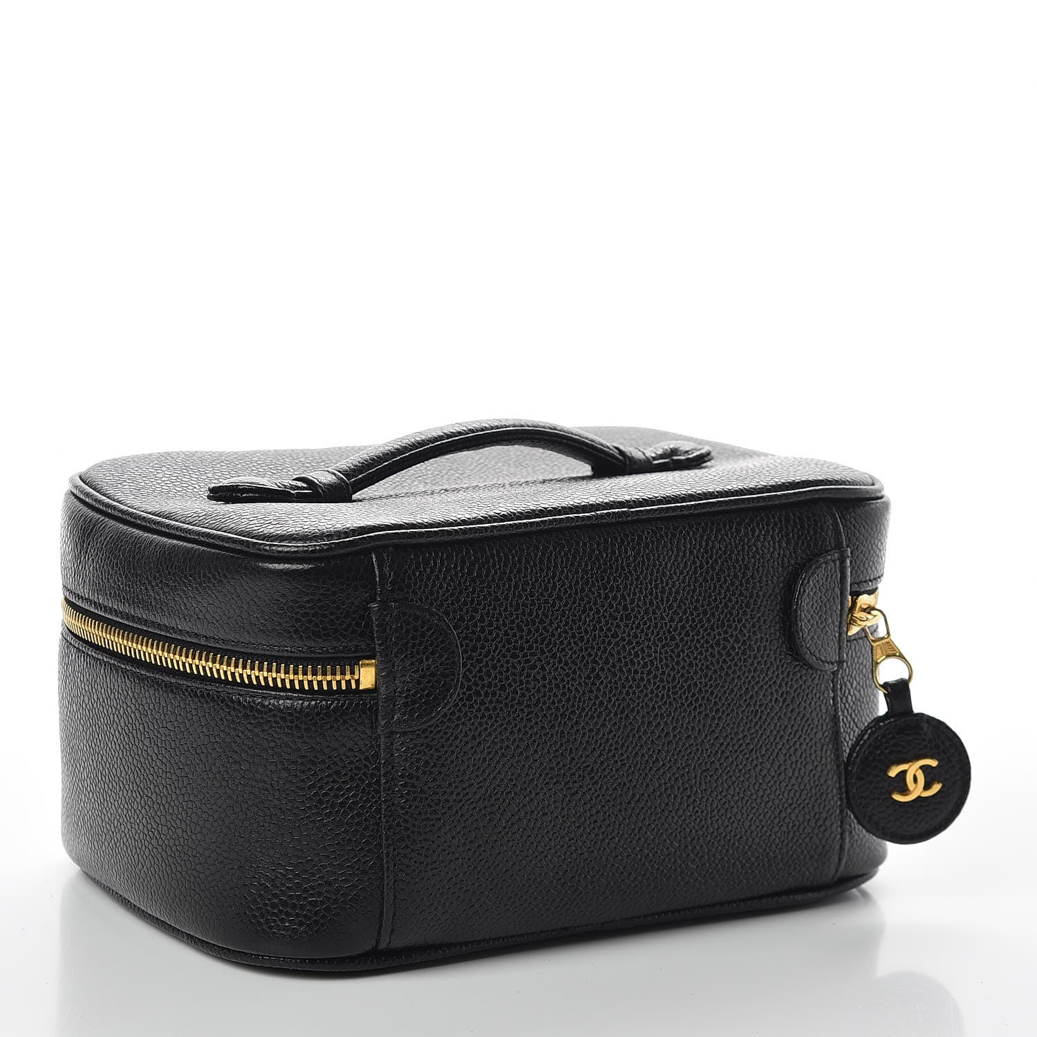 Chanel Caviar Vanity Cosmetic Case Black 4 of 17