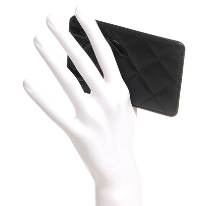 Chanel Calfskin Quilted Cambon Card Case Black 2 of 8