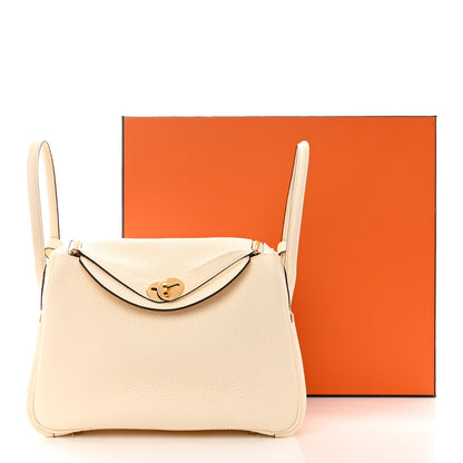 Hermes Taurillon Clemence Lindy 26 Nata 11 of 11