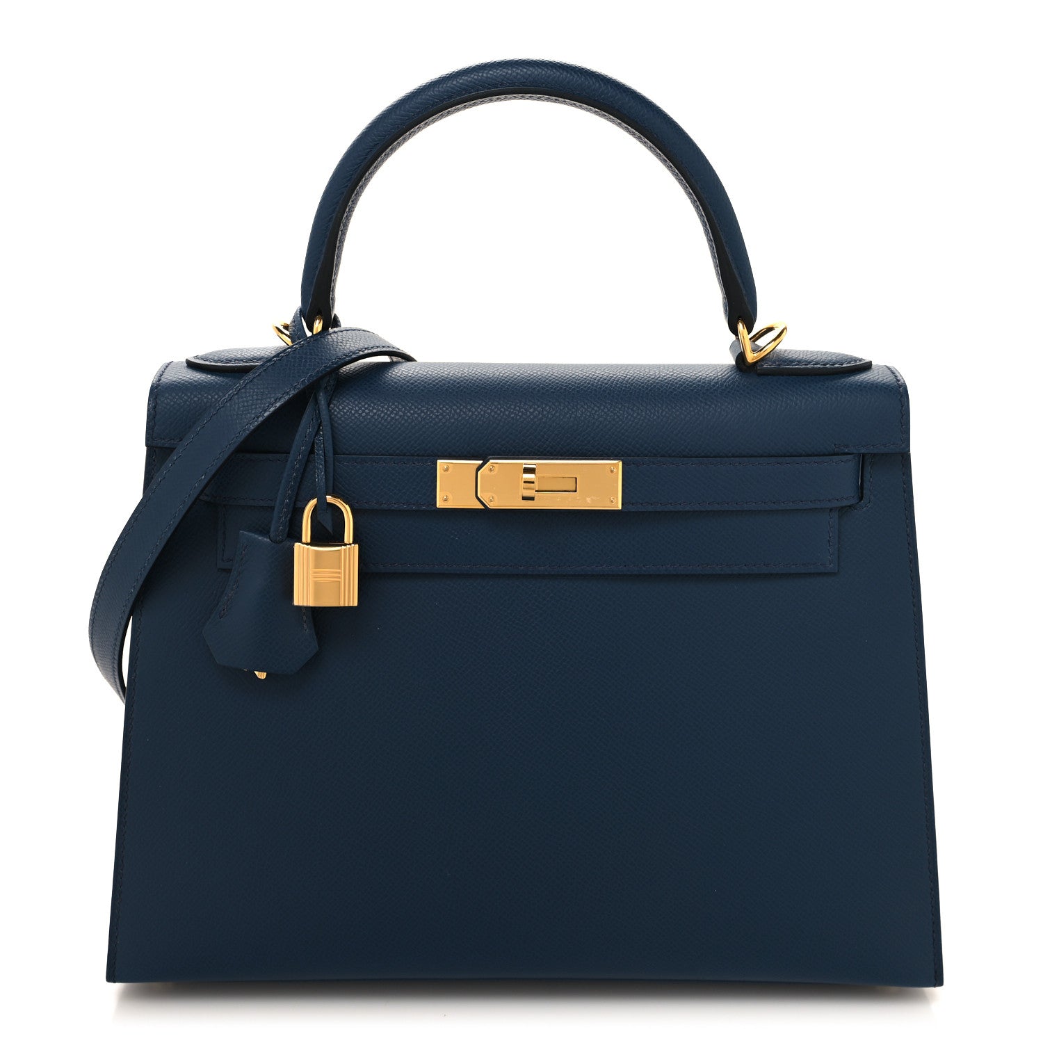 Hermes Epsom Kelly Sellier 28 Bleu De Malte 1 of 11