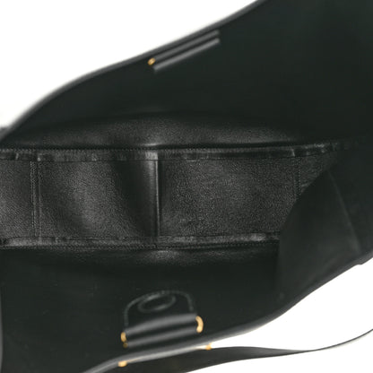 Prada City Calfskin Triangle Large Hobo Shoulder Bag Black 5 of 10