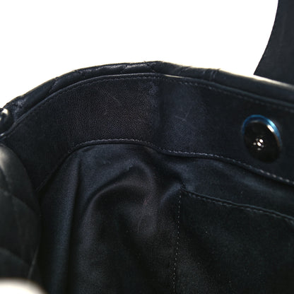 Chanel Lambskin Quilted Daily Shopping Tote Black 13 of 15