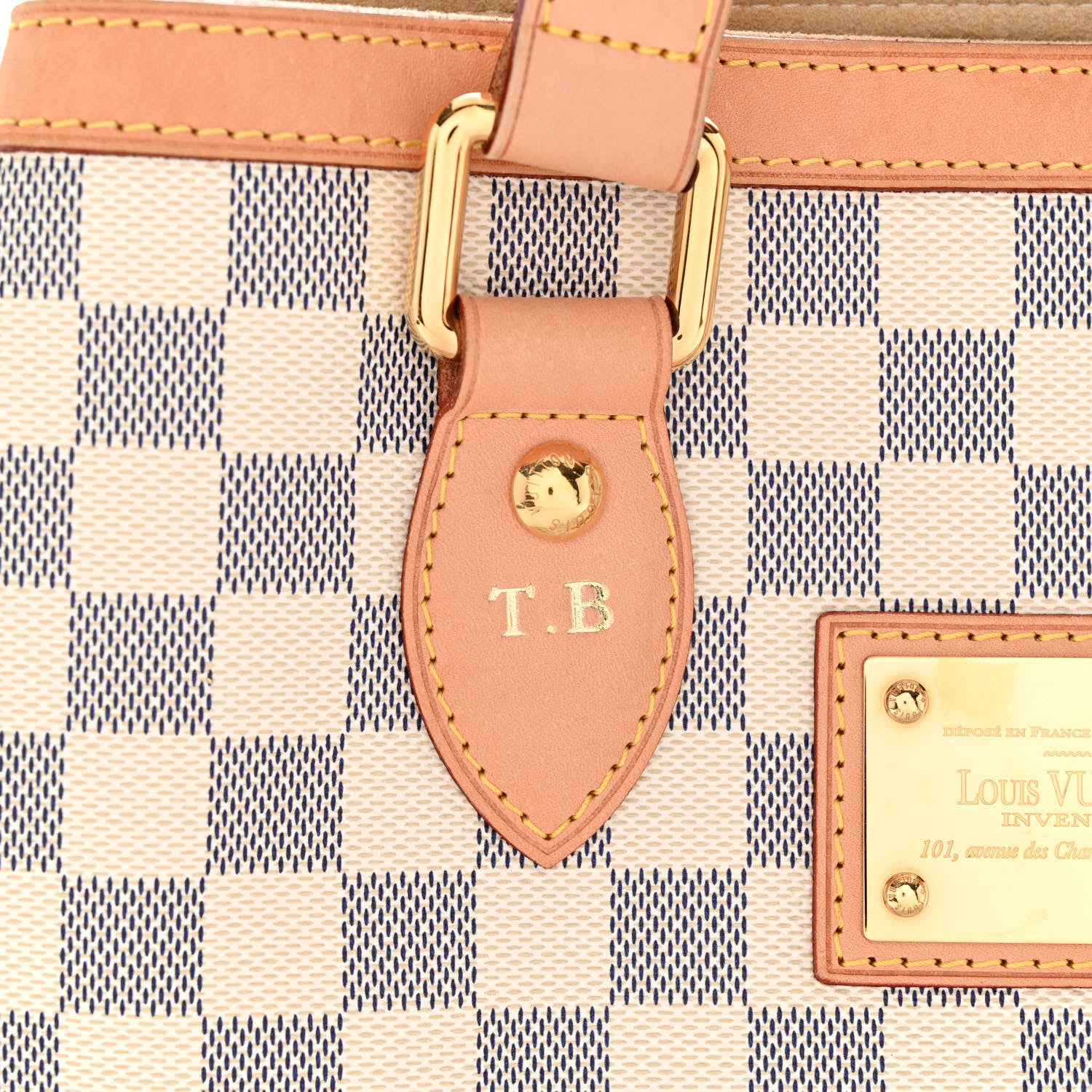 Louis Vuitton Damier Azur Hampstead PM 11 of 14