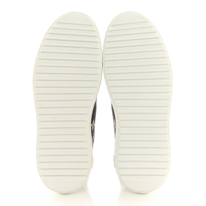 Louis Vuitton Denim Monogram Time Out Sneakers 36 5 of 10