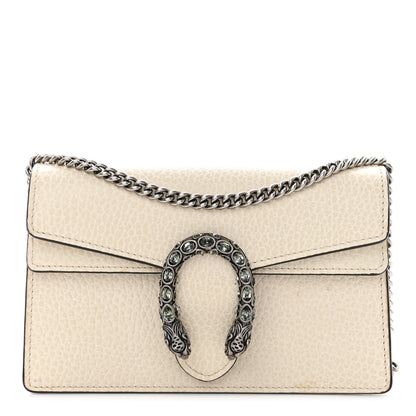 Gucci Dollar Calfskin Crystal Super Mini Dionysus Shoulder Bag Mystic White Black Diamond 1 of 10