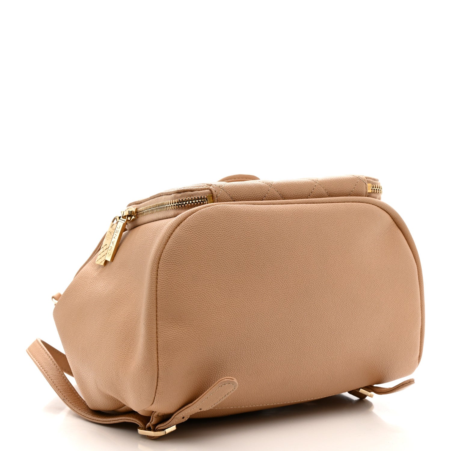 Chanel Caviar Quilted Business Affinity Backpack Beige 4 of 11