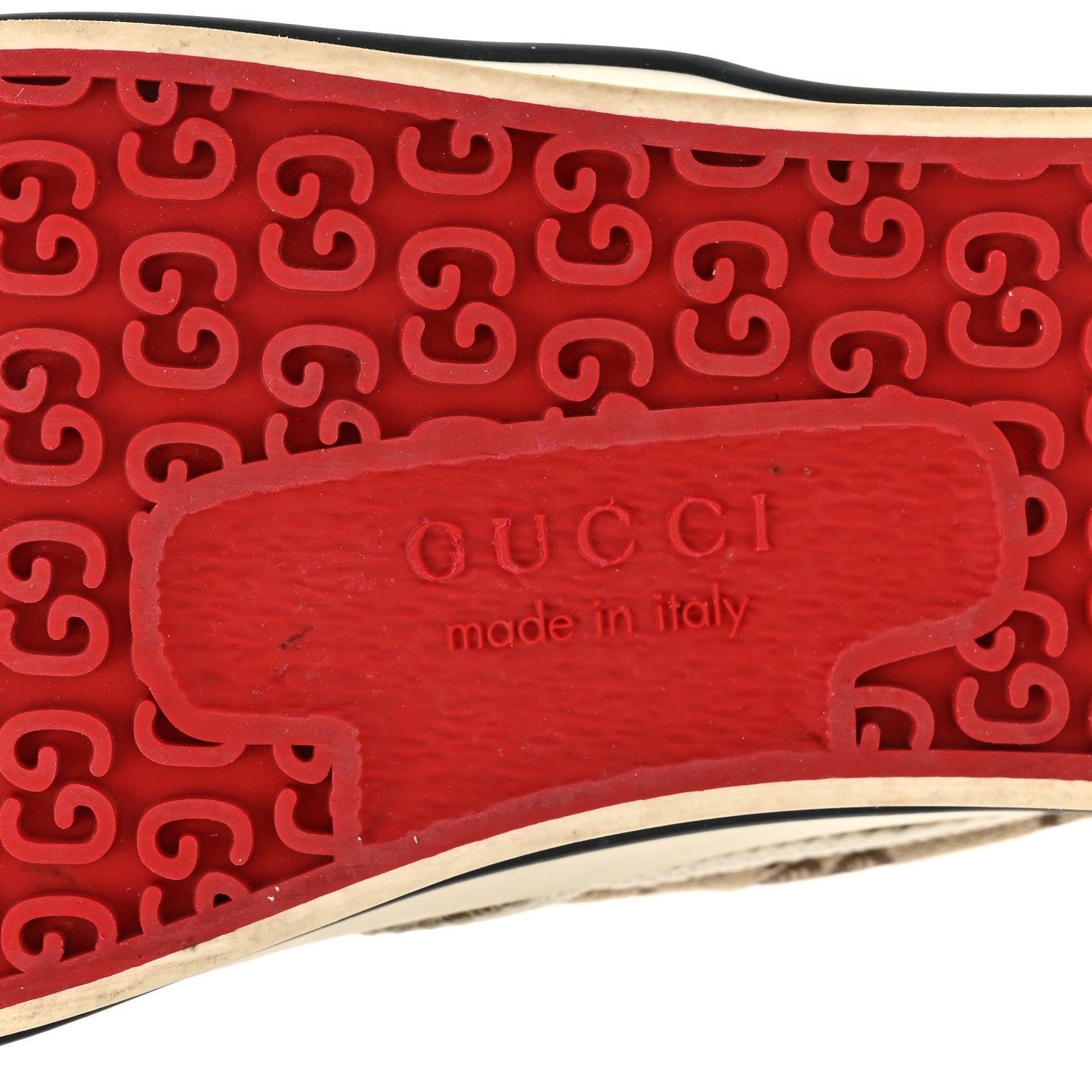 Gucci GG Monogram Womens 1977 Tennis Slip On 30mm Sneakers 36.5 Beige Ebony Mystic White 7 of 12