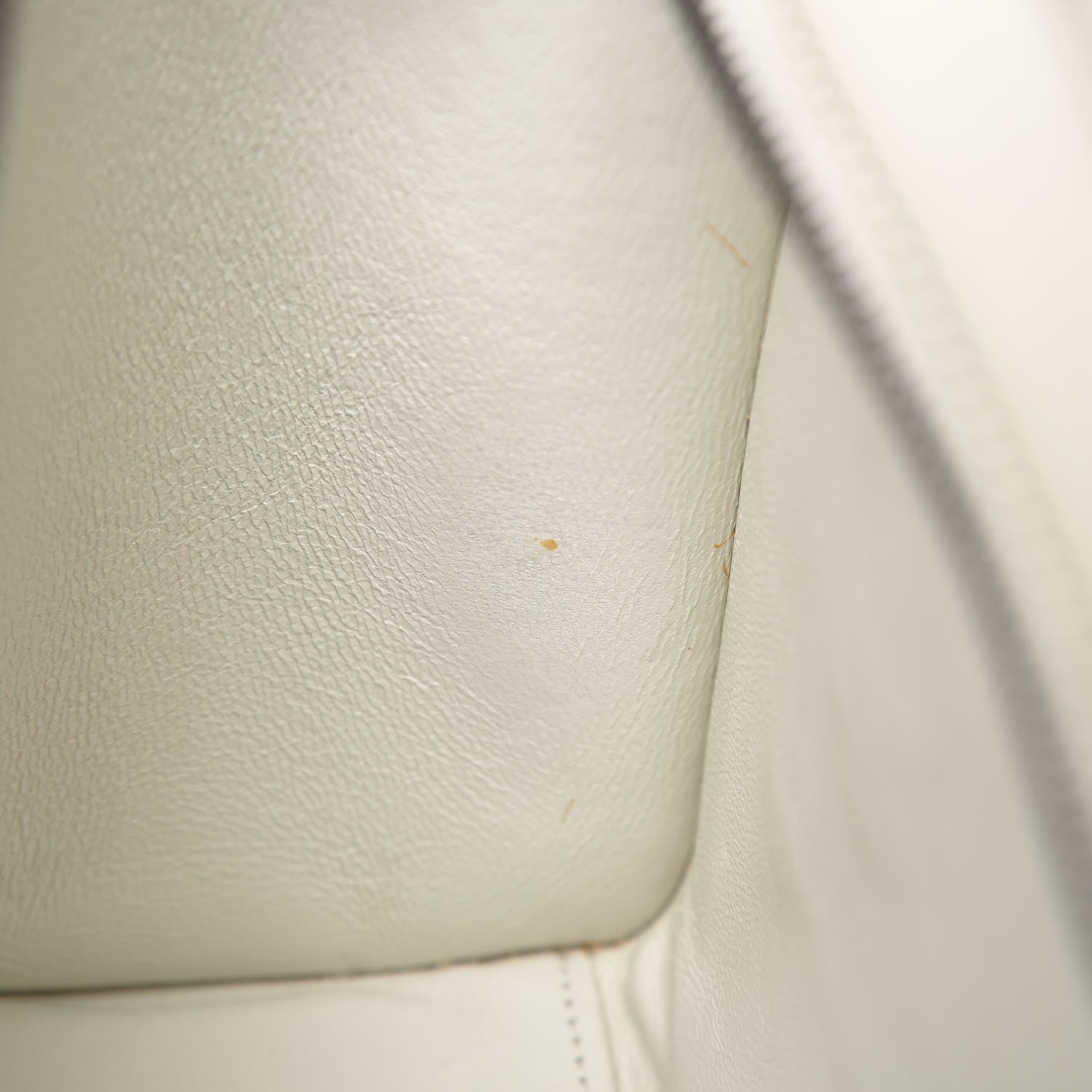Celine Satin Calfskin Nano Debossed Luggage White 8 of 9
