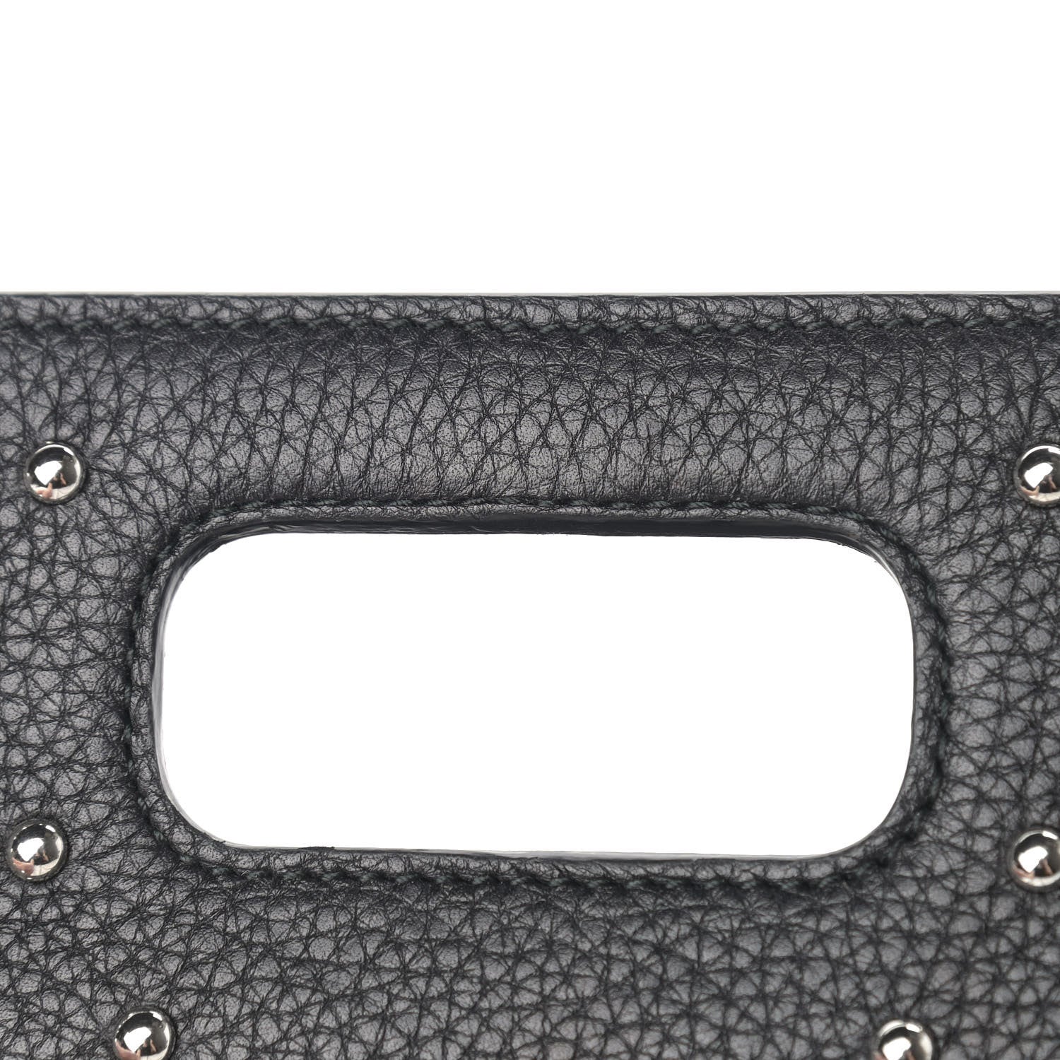 Gucci Calfskin Small Studded Miss Bamboo Shoulder Bag Black 12 of 12