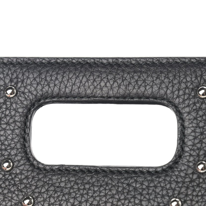 Gucci Calfskin Small Studded Miss Bamboo Shoulder Bag Black 12 of 12