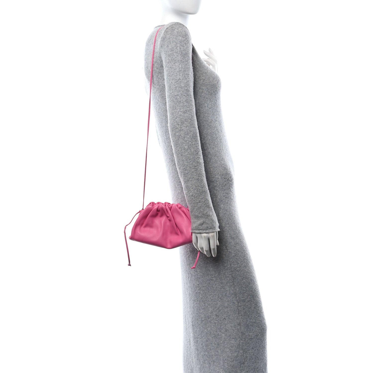 Bottega Veneta Butter Calfskin The Mini Pouch Pink 3 of 11
