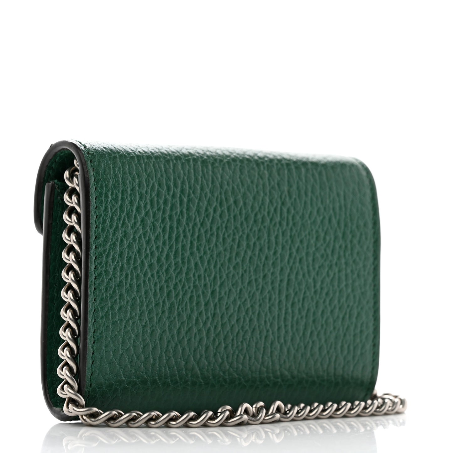 Calfskin Dionysus Coin Purse Emerald