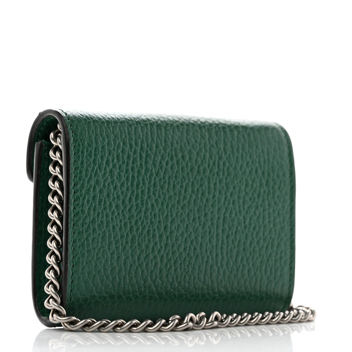 Gucci Calfskin Dionysus Coin Purse Emerald 3 of 7