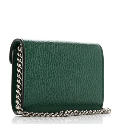 Gucci Calfskin Dionysus Coin Purse Emerald 3 of 7