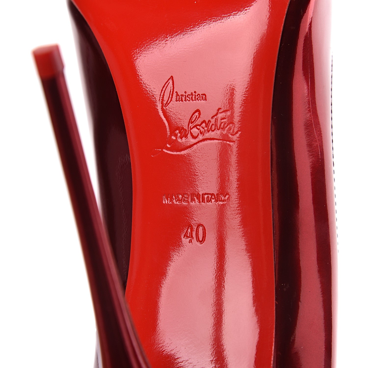 Christian Louboutin Metallic Patent So Kate 120 Pumps 40 Loubi 6 of 8