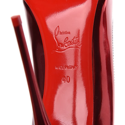 Christian Louboutin Metallic Patent So Kate 120 Pumps 40 Loubi 6 of 8
