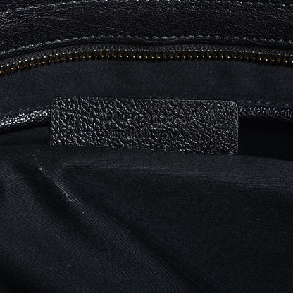 Saint Laurent Calfskin Large Cabas ChYc Black White 7 of 8