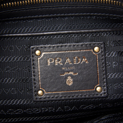 Prada Soft Calfskin Hobo Black 7 of 10
