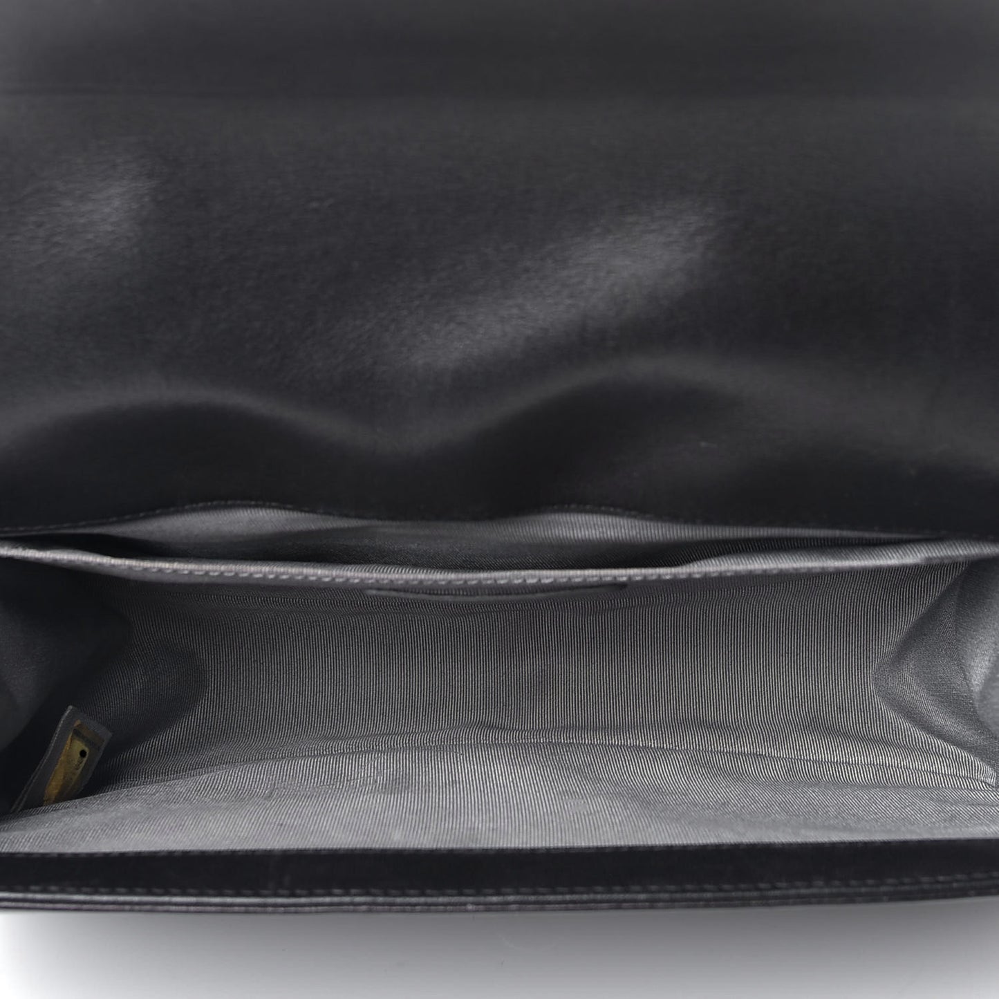 Lambskin Quilted Medium Boy Flap Black