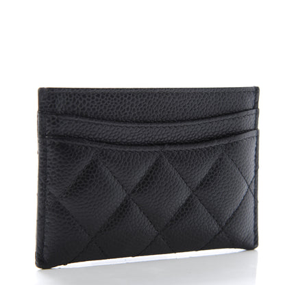 Chanel Caviar Quilted Card Holder Black 3 of 9