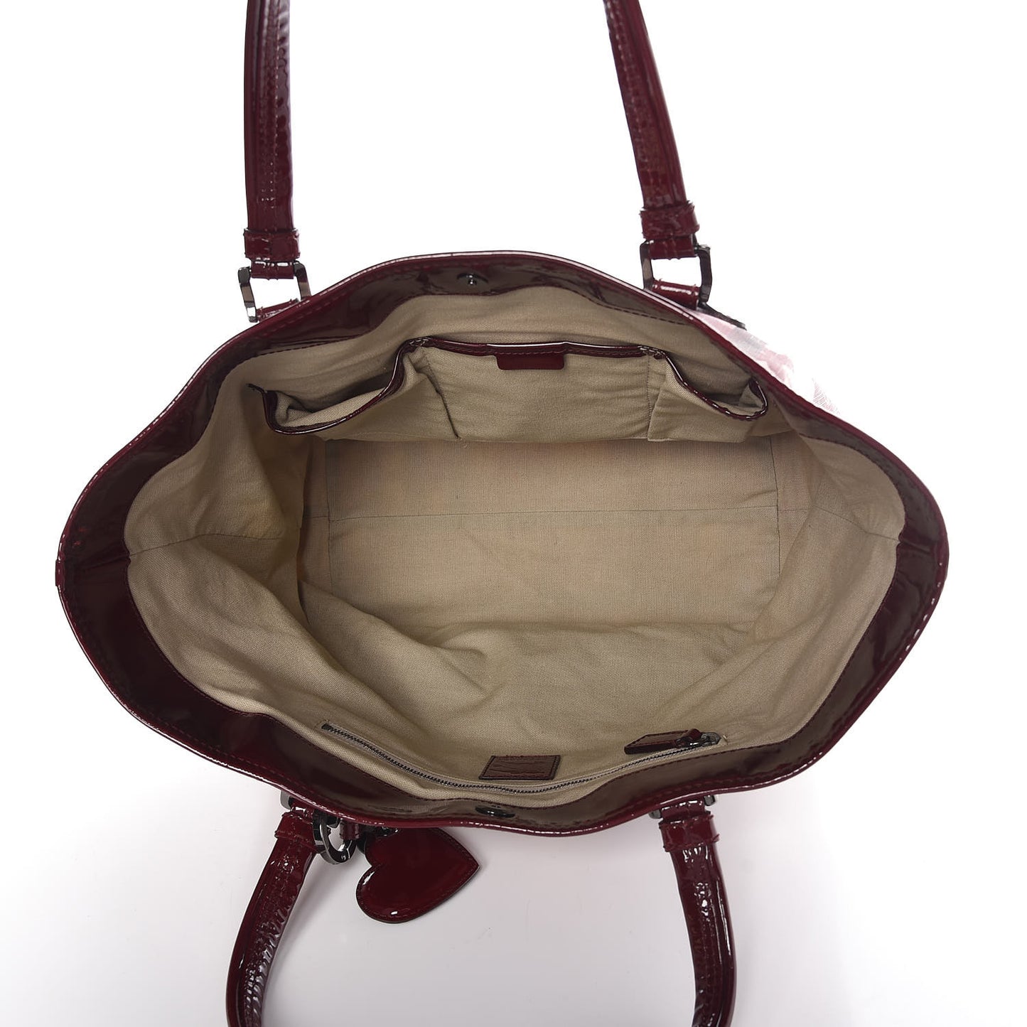 Nova Check Heart Tote Red
