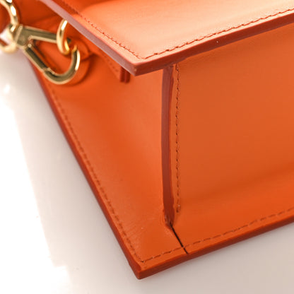 Jacquemus Smooth Calfskin Le Chiquito Moyen Orange 7 of 8