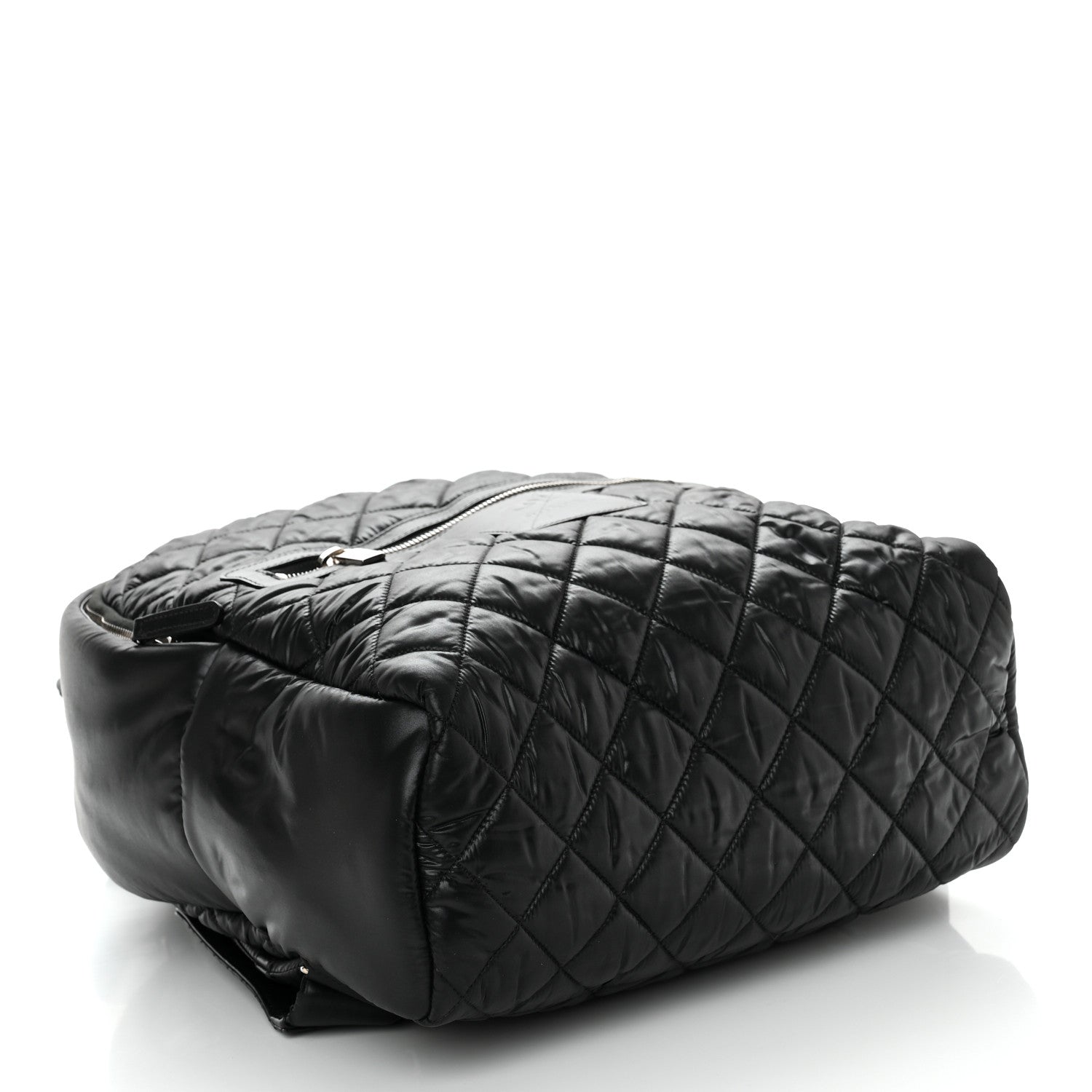 Chanel Nylon Quilted Coco Cocoon Backpack Black 4 of 11
